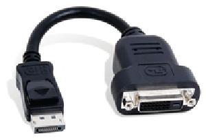 Matrox CAB-DP-DVIF - 0.2 m - DisplayPort - DVI-D - Male - Female - Black